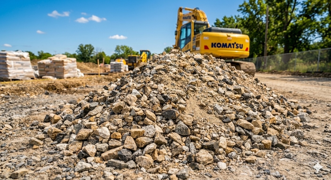 Stone aggregates for construction